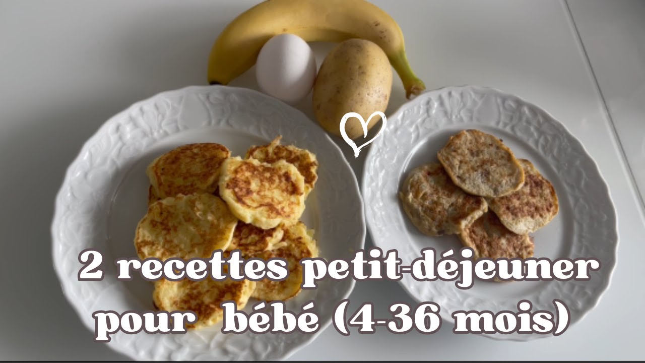 Petit-Déjeuner Sain : 2 Recettes pour Bébés et Enfants (6-36 mois) | Prise de Poids