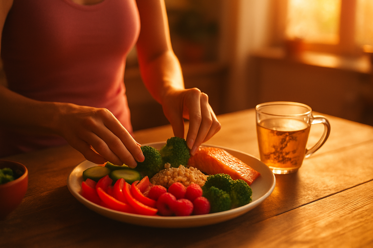 Une assiette équilibrée préparée avec soin par la rédaction